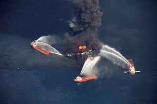 Illustration for article titled The Only Way To Save The Environment May Be Setting An Oil Slick On Fire